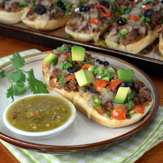 Taco French Bread Pizza