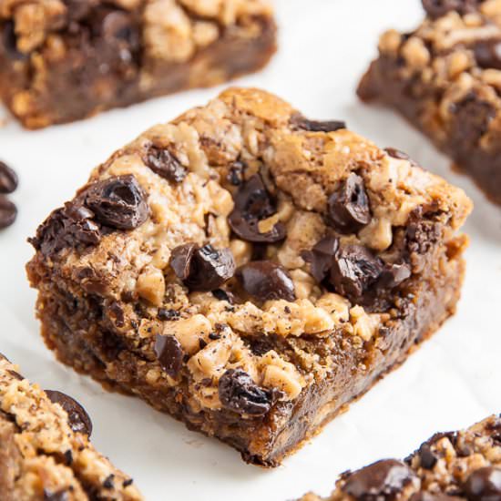 Espresso Toffee Blondies