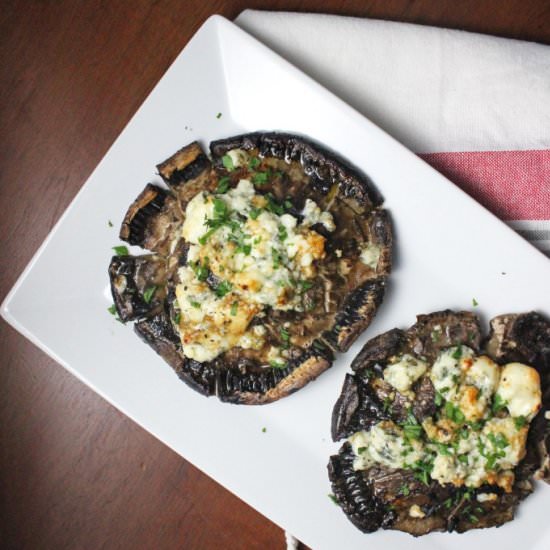 Balsamic & Blue Cheese Portobellos