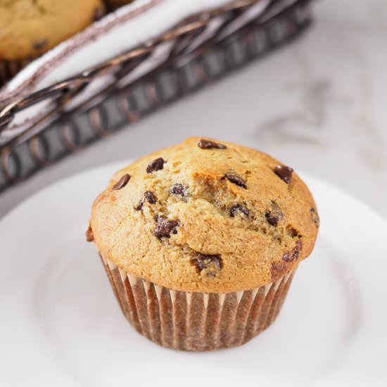 Banana Chocolate Chip Muffins
