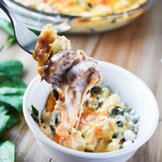 Sausage and Cauliflower Mac and Cheese