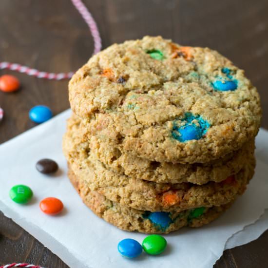 Gluten Free M&M Cookies