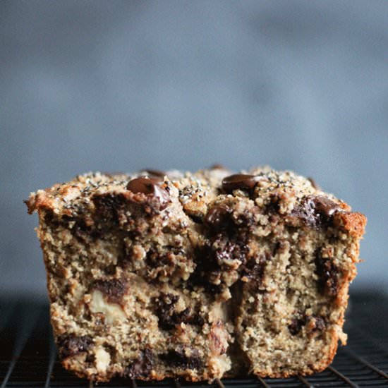 Chocolate Chip Chia Banana Bread