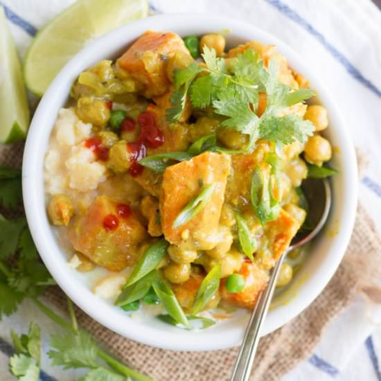 Caribbean Sweet Potato Curry