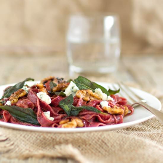 Spelt Beetroot Pasta