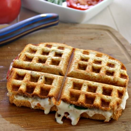 Bruschetta Waffle Panini