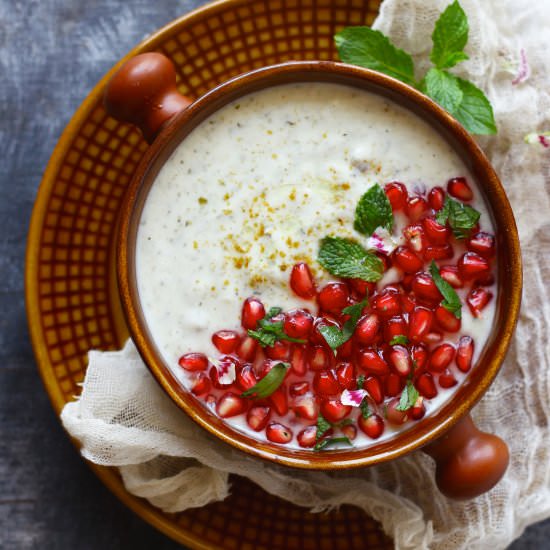 Pomegranate Raita