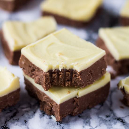 No-Bake White Choc Nutella Bars