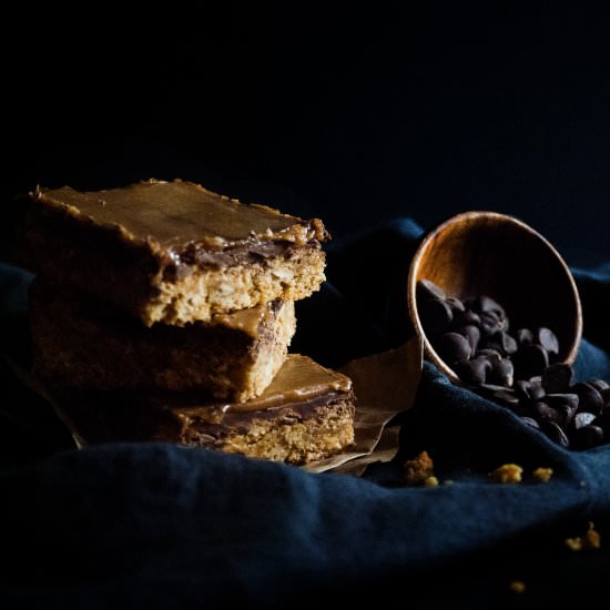 Chocolate Peanut Butter Dream Bars
