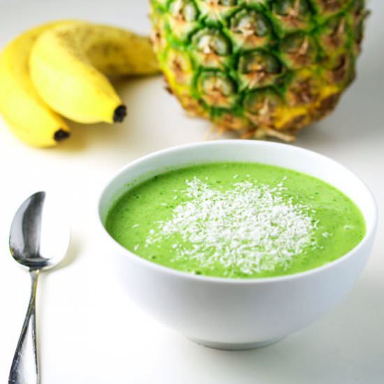 Tropical Green Smoothie Bowl
