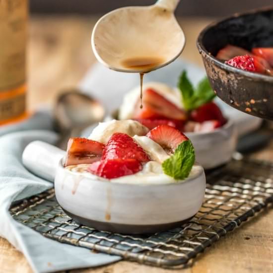 Strawberries Foster