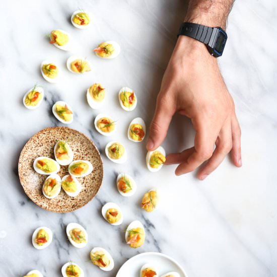 Deviled Quail Eggs