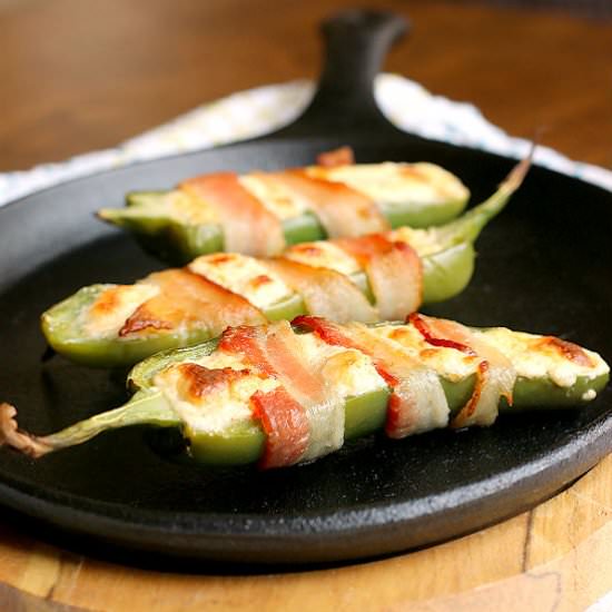 Bacon Wrapped Jalapeno Poppers