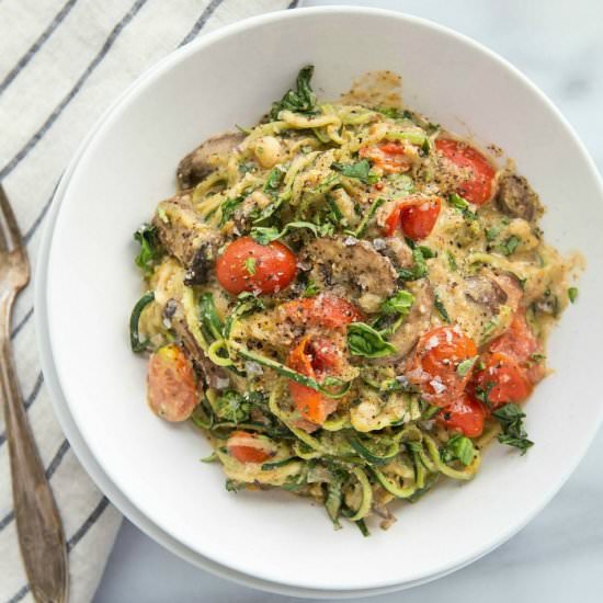 Tomato Basil One Pot Pasta