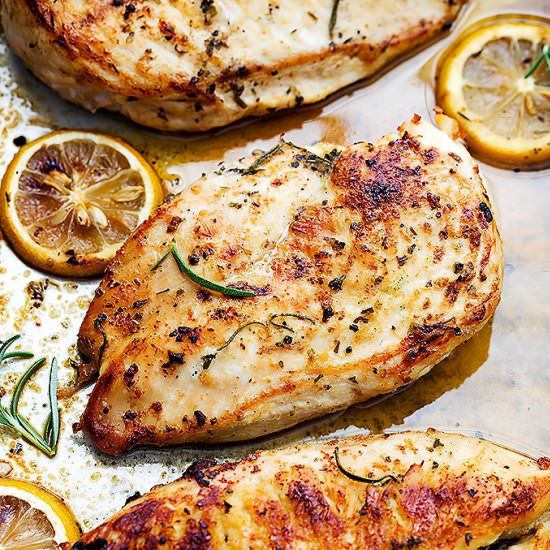 Easy Healthy Baked Lemon Chicken