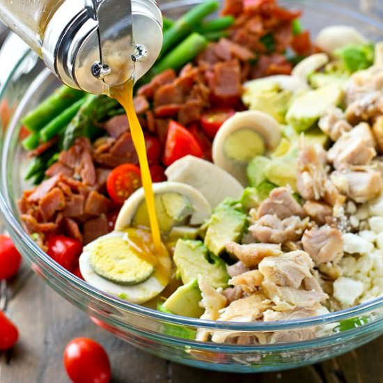Spring Asparagus Cobb Salad