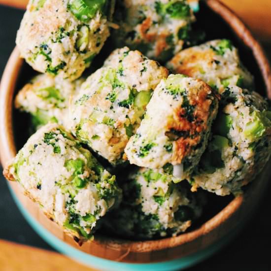 Garlic-Parmesan Broccoli Bites