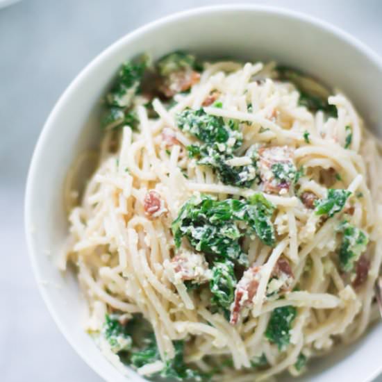 Kale Carbonara Recipe