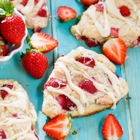 Strawberries and Cream Scones