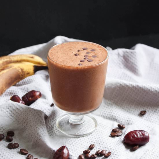 Healthy Dairy-Free Mocha Smoothie