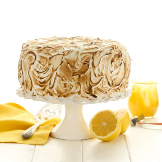 lemon meringue cake