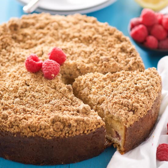 Lemon Berry Cream Cheese Coffee Cake
