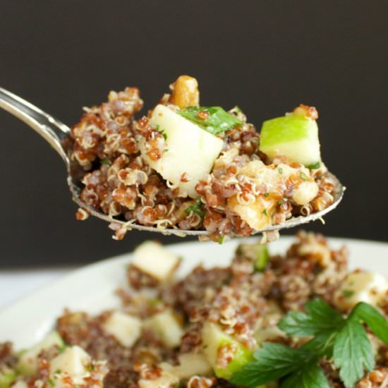 Apple Walnut Quinoa Salad