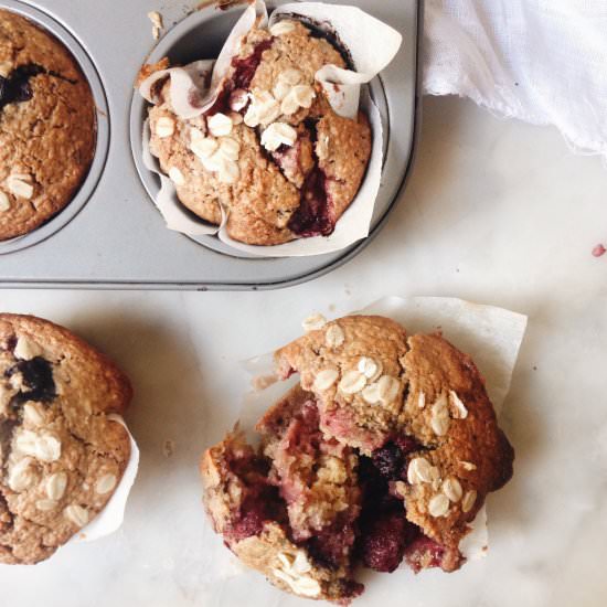 Yoghurt and Berry Muffins