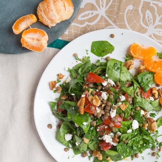 Bruschetta Lentil Salad