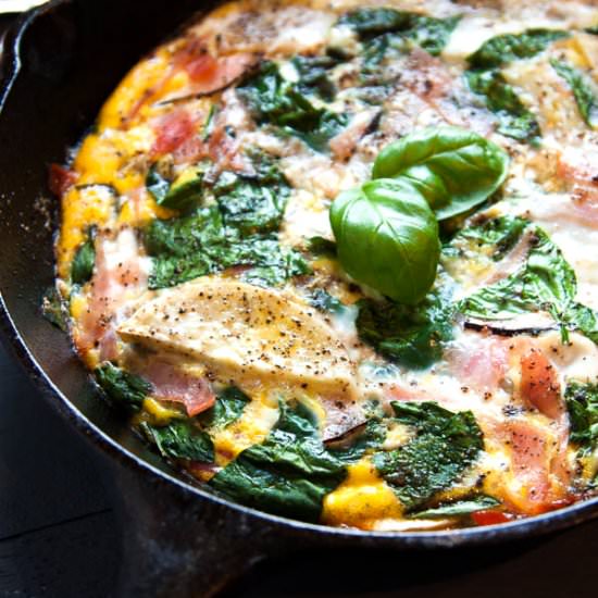 Sweet Potato and Spinach Frittata