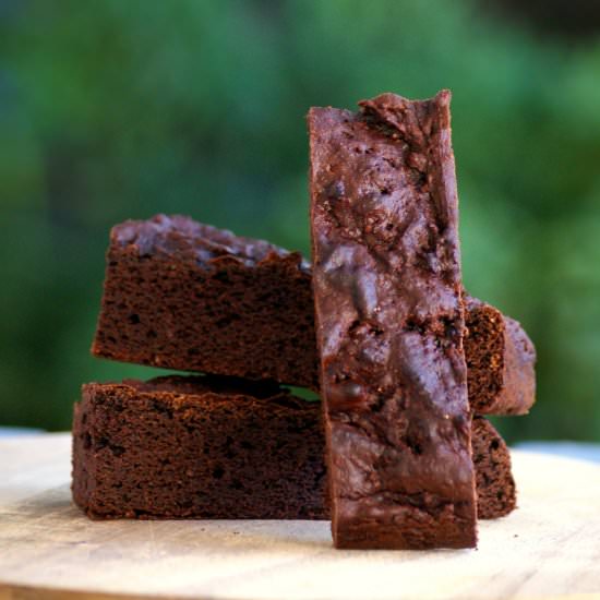 Baked Chocolate PB Protein Bars