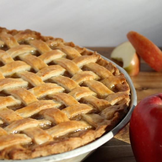 Rustic Homemade Apple Pie