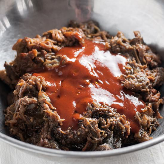 Meatless BBQ Enchiladas