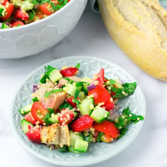 Panzanella with Millet