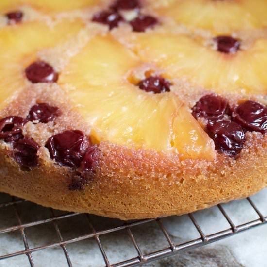 Pineapple Upside Down Skillet Cake
