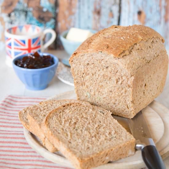 Basic Malted Loaf Bread