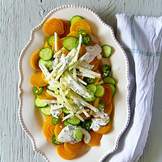 Roasted Beets with Yogurt