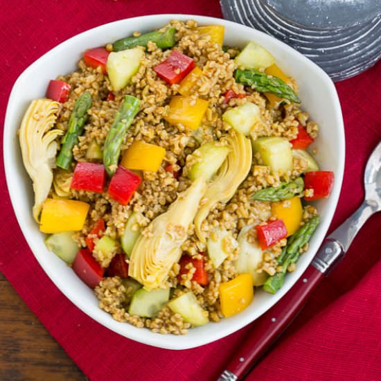 Spring Freekeh Salad