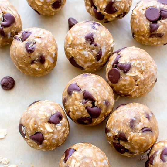 Chocolate Chip Cookie Dough Bites