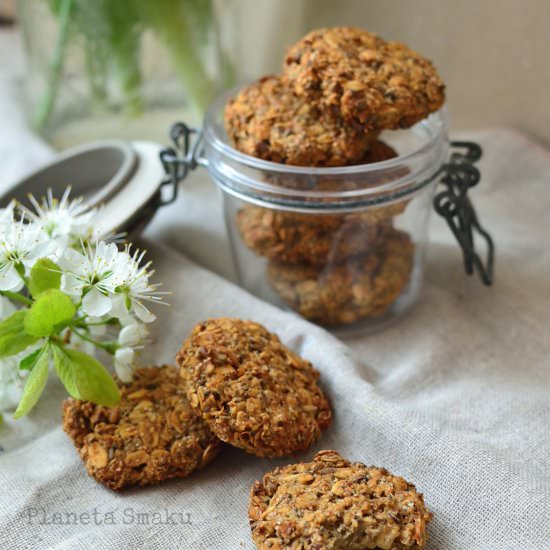 Apple banana oatmeal cookies