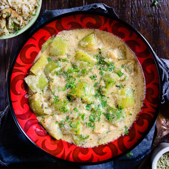 Bottle Gourd with Fennel seeds