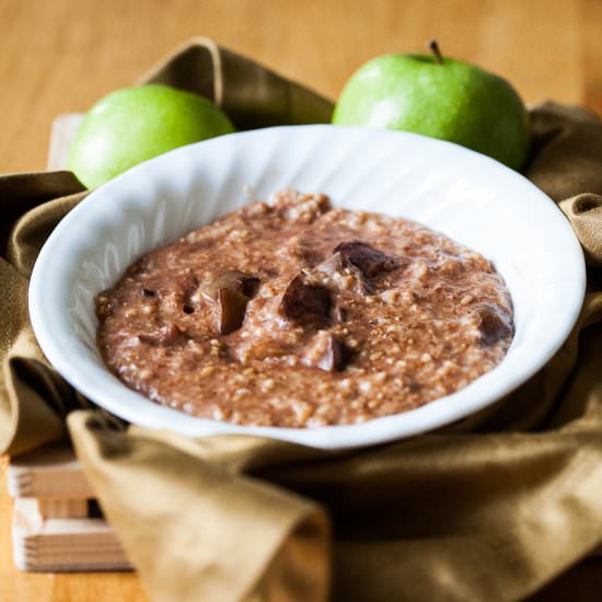 Slow Cooker Apple Cinnamon Oats
