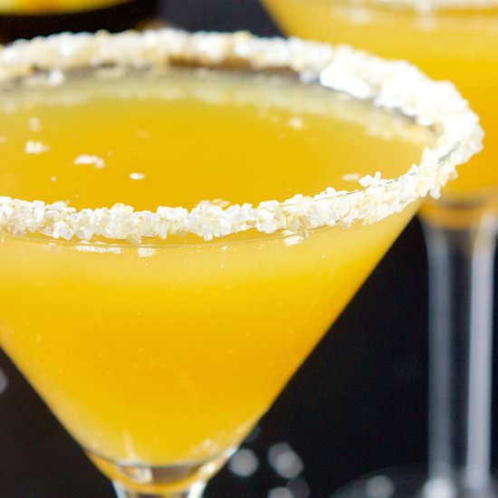 Pineapple Champagne Martini