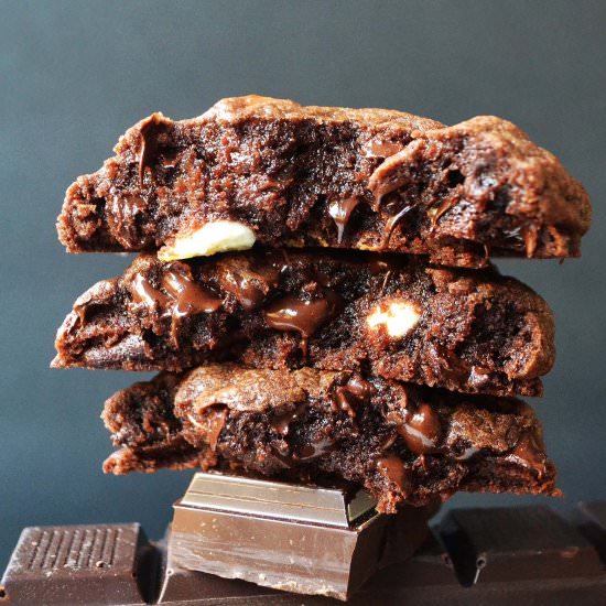 Hunka Hunka Triple Chocolate Cookie