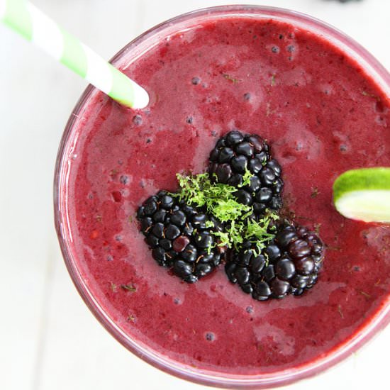 Blackberry Lime Smoothie