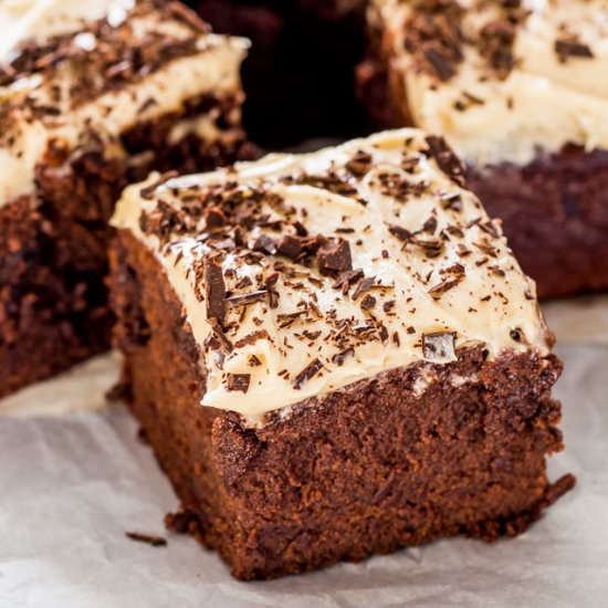 Mile High Guinness Brownies