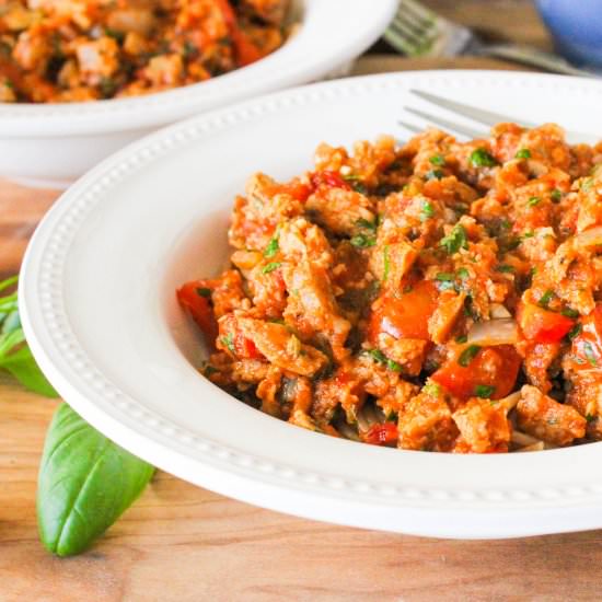 Field Roast Italian Sausage Pasta