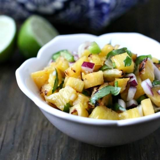 Grilled Pineapple Salsa