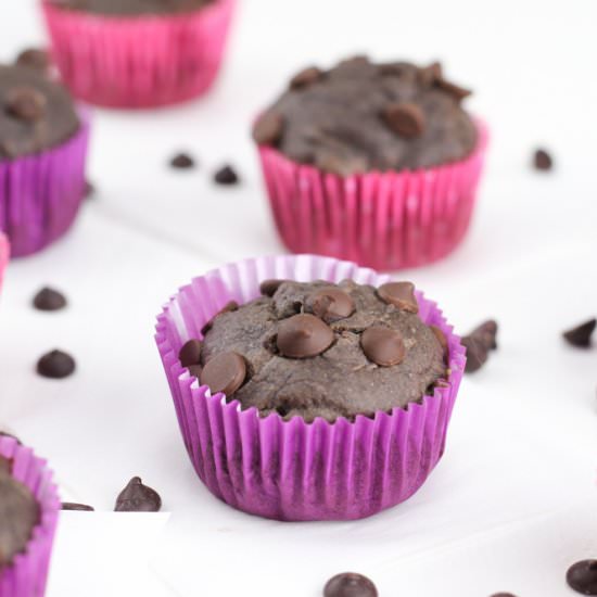 Double Chocolate Chip Muffins