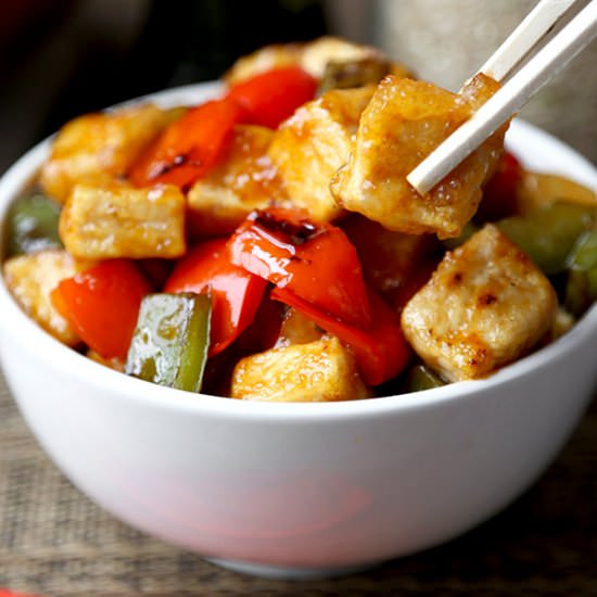 Sweet and Sour Tofu
